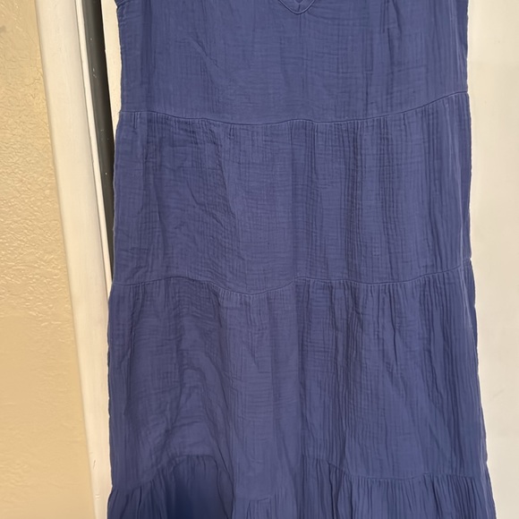 Marine Layer Corinne Double Cloth Maxi Dress - Picture 3 of 4
